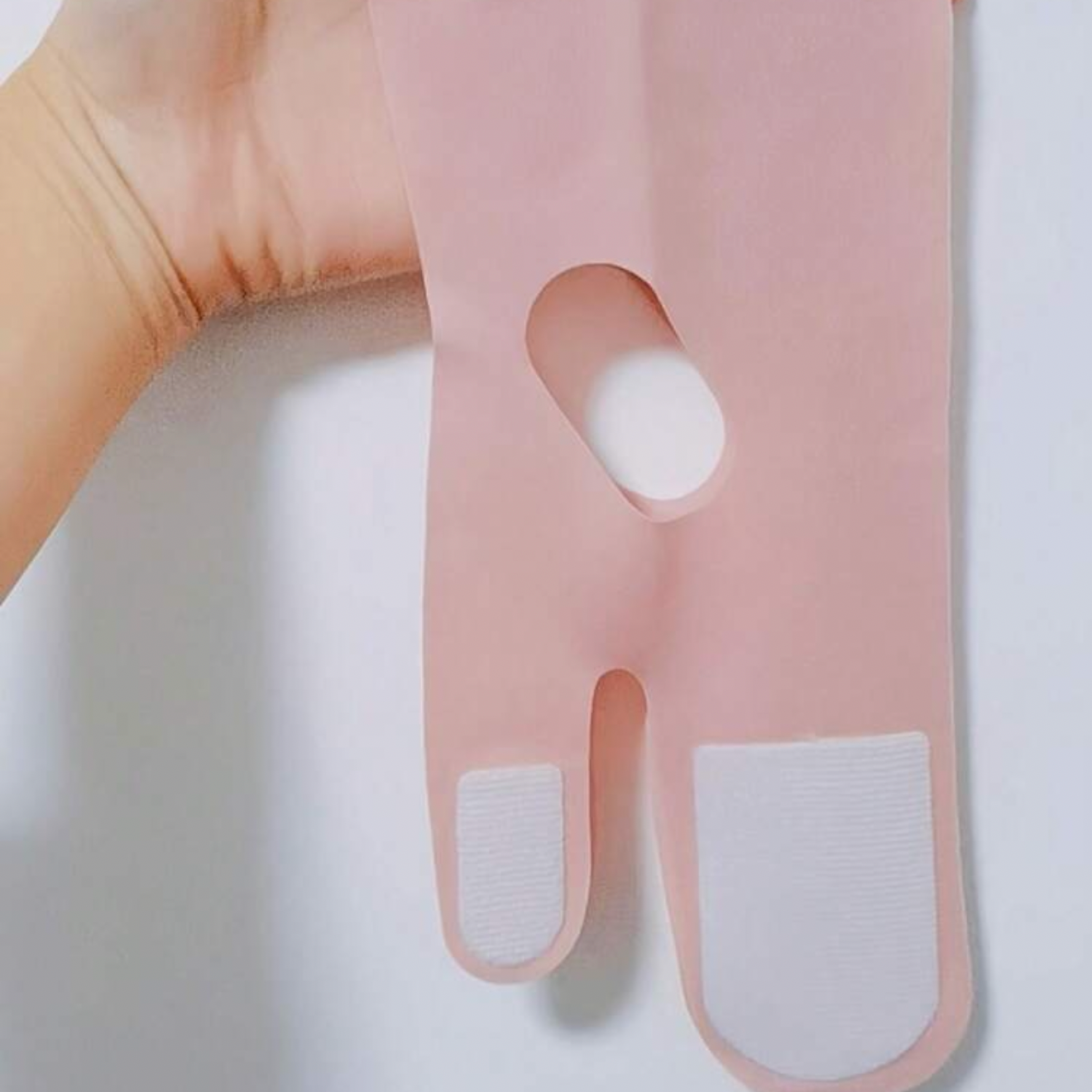 Girls Detox Comfort V- Shape Facial Wrap- Softp Chin and Jawline Contour Support Strap for Daily Skincare Routine