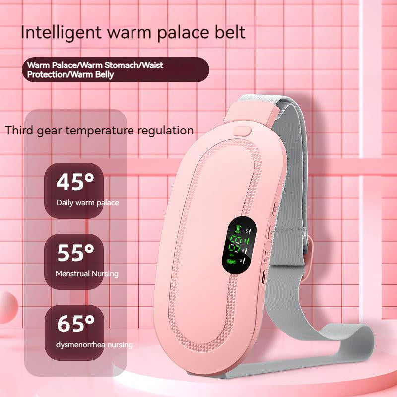 Wireless Warming Waist Belt - Smart Vibrating Thermal Body Wrap with Cozy Hot Compress for Daily Comfort