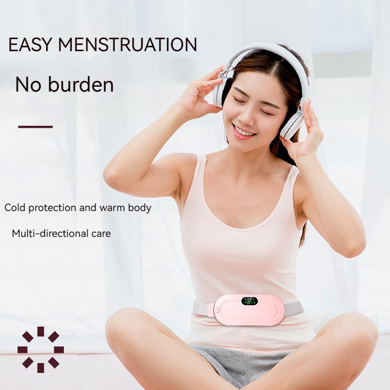Wireless Warming Waist Belt - Smart Vibrating Thermal Body Wrap with Cozy Hot Compress for Daily Comfort