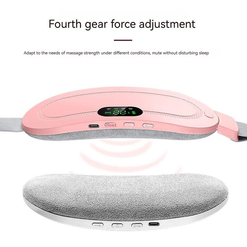 Wireless Warming Waist Belt - Smart Vibrating Thermal Body Wrap with Cozy Hot Compress for Daily Comfort