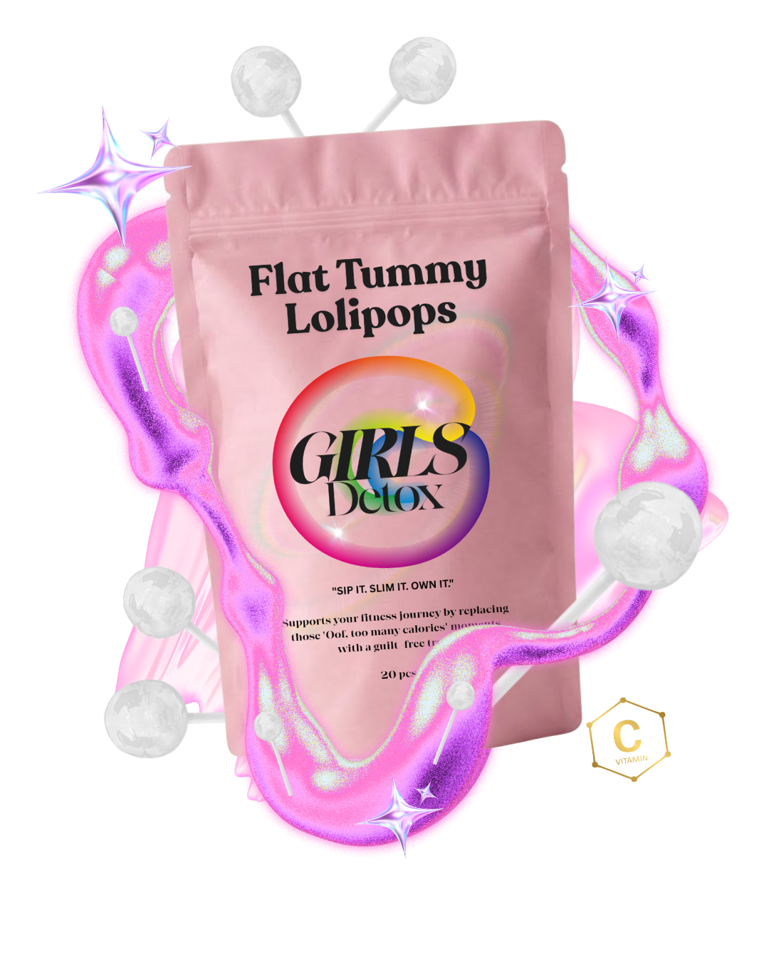 Flat tummy Lolipops