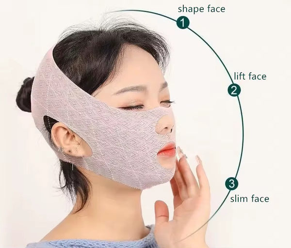 GD- Double chin reducer V line lifting belt