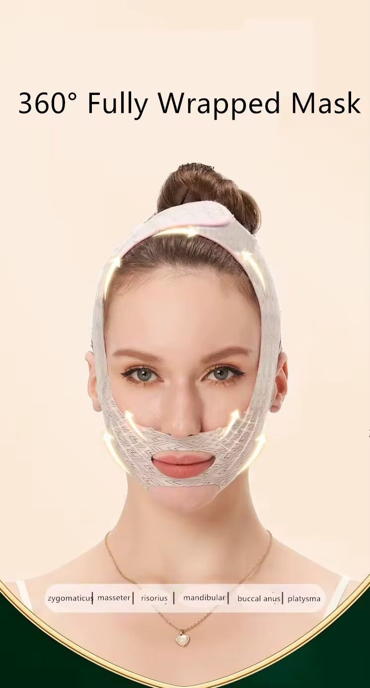 GD- Double chin reducer V line lifting belt