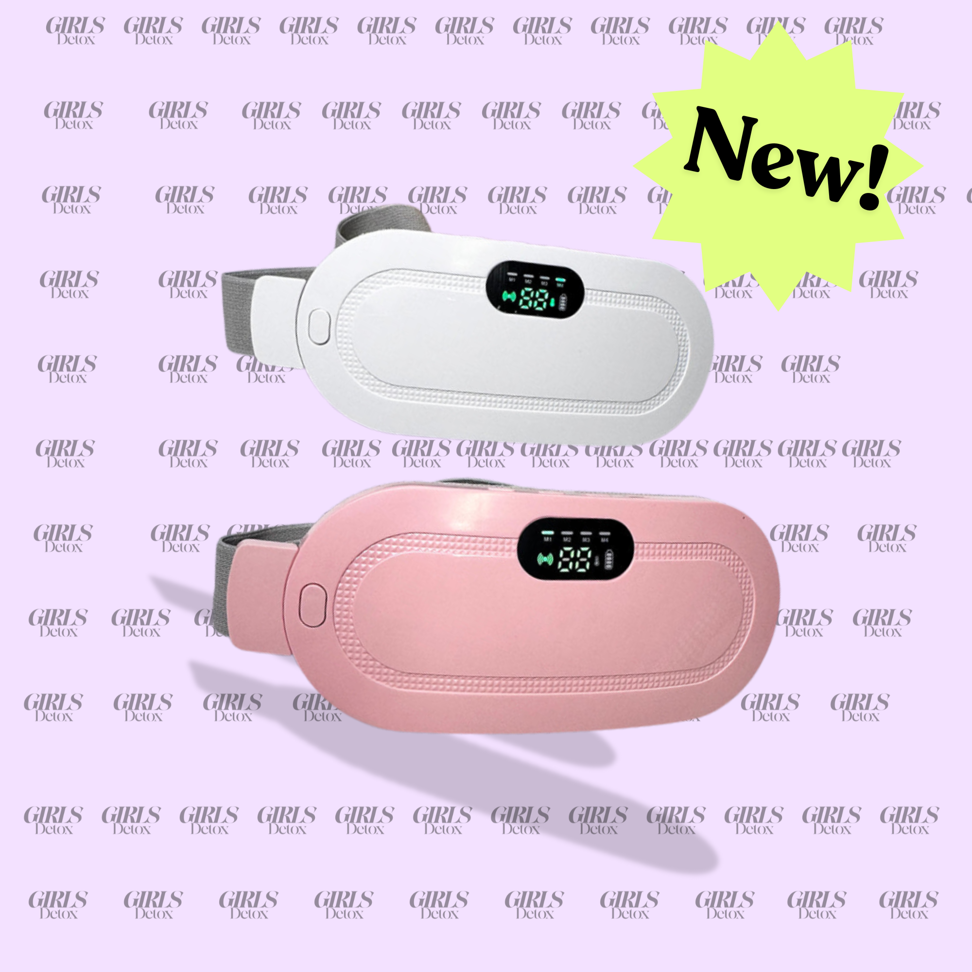 Wireless Warming Waist Belt - Smart Vibrating Thermal Body Wrap with Cozy Hot Compress for Daily Comfort