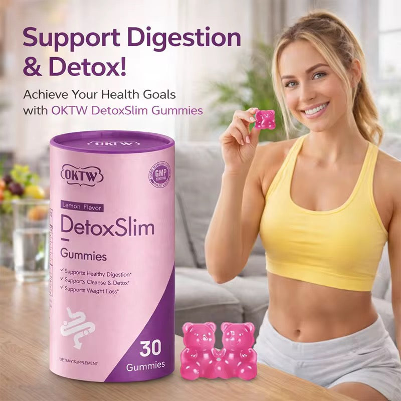 Girls Detox Slim Gummies | Bye-Bye Bloat, Happy Gut & Natural Energy Wellness Supplements