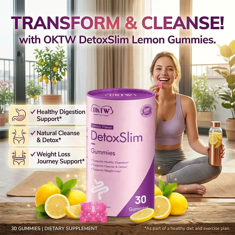 Girls Detox Slim Gummies | Bye-Bye Bloat, Happy Gut & Natural Energy Wellness Supplements