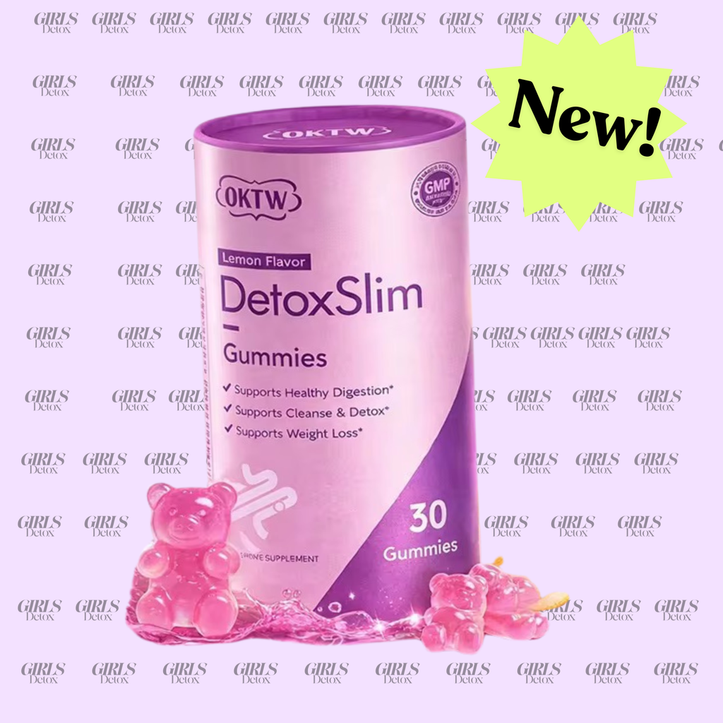 Girls Detox Slim Gummies | Bye-Bye Bloat, Happy Gut & Natural Energy Wellness Supplements