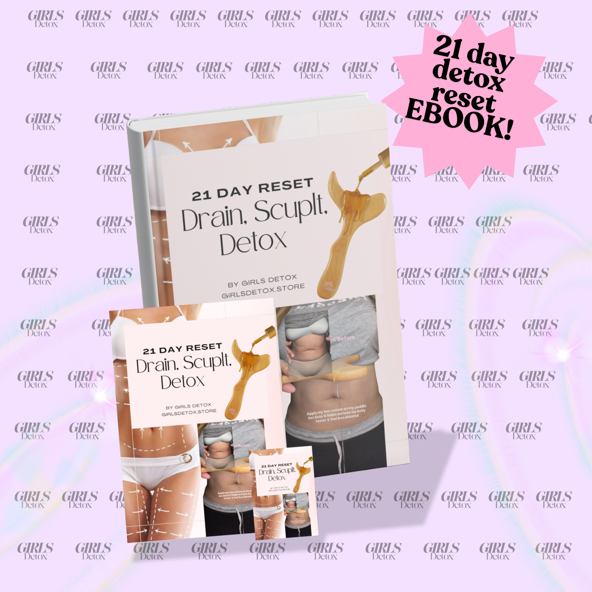 Girls Detox: 21 Day Reset Drain, Sculpt, Detox Volume 1