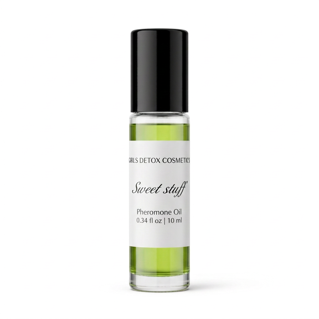 Pheromone oil on white with corrected volume label
