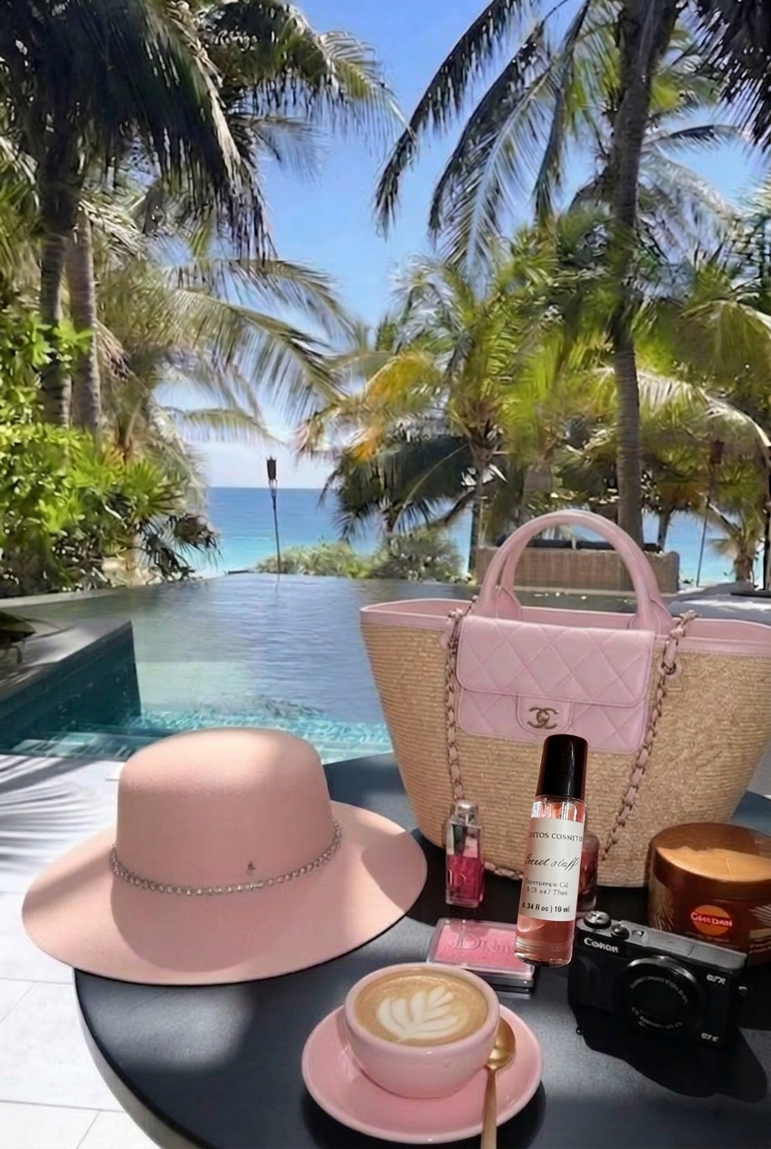 Resort photo with corrected bottle label